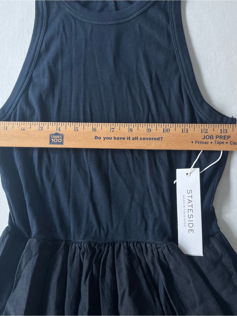 Stateside x Anthropologie Navy
Blue Maxi Dress Womens L
Sleeveless Pockets NWT - Picture 7 of 9